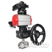 Кран шаровой DN.ru BV3232P(2pc) -FP-T-ISO-H Ду65 Ру63, полнопроходной внутренняя резьба, нержавеющая