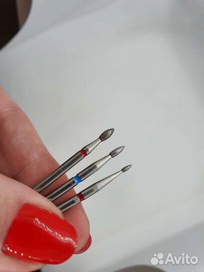 Фрезы боры для маникюра алмазные, твс, керамика