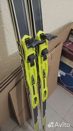 Лыжи беговые fisher LS combi+крепления+палки+боты