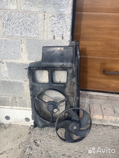 Peugeot 206 касета вентилятора