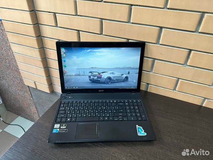 Ноутбук Acer/i5/8Гб/SSD/2видеокарты