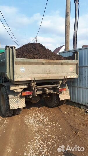 Плодородный грунт земля с доставкой, навоз, песок