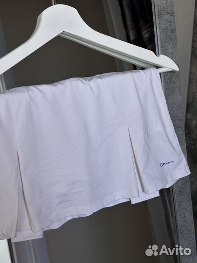 Теннисная юбка белая Demix