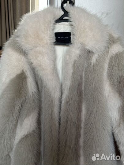 Шуба экомех новая 42-46 р