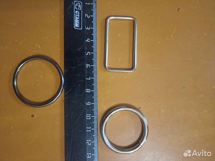 Кольца металлические, фурнитура