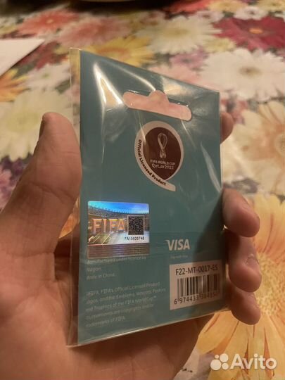 Оригинальный магнит FIFA world CUP qatar 2022