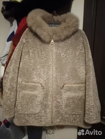 Полушубок из натурального меха