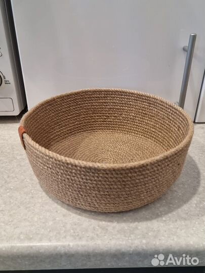 Сервировочный набор из джута (салфетки и корзина)