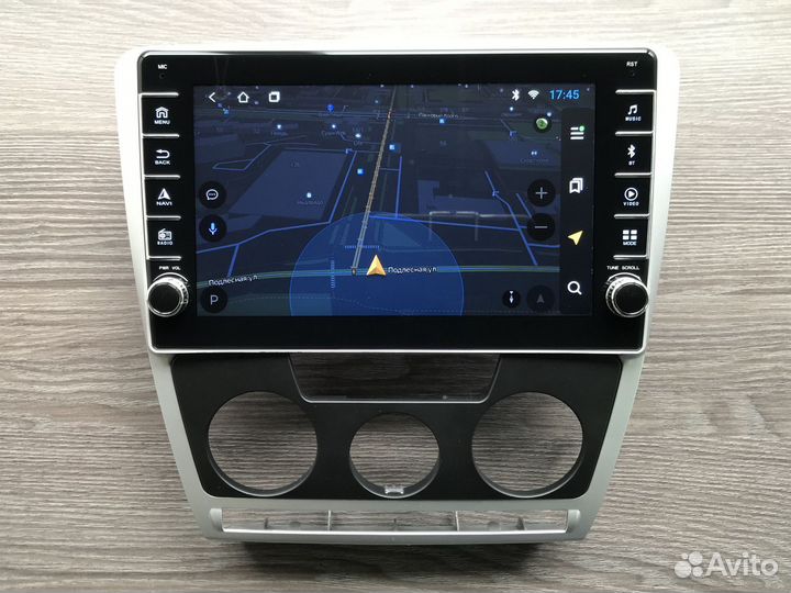 Магнитола Skoda yeti 5L + физические кнопки