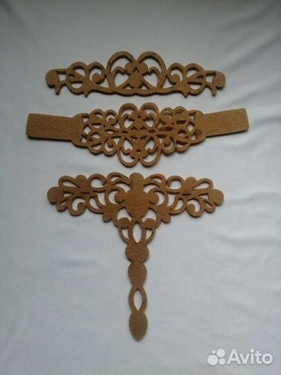 Украшения для восточных танцев. Фетровые основы