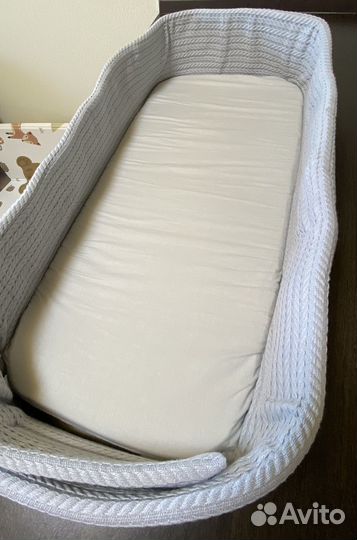 Детский матрасик с бортиками для коляски