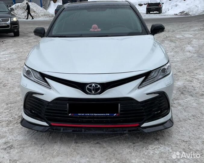 Сплиттер переднего бампера Toyota Camry V70 2021+
