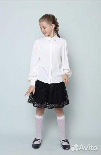 Блузка школьная 134,140 новая