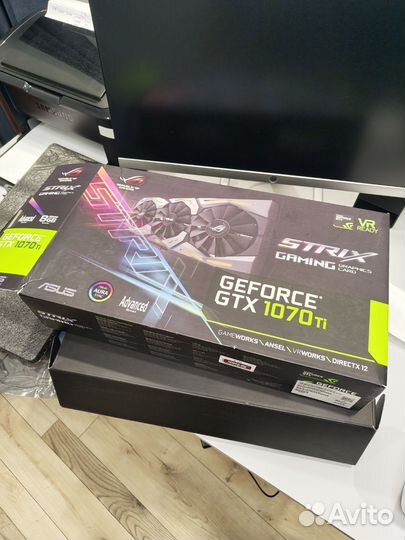 Видеокарта Asus strix 1070 ti