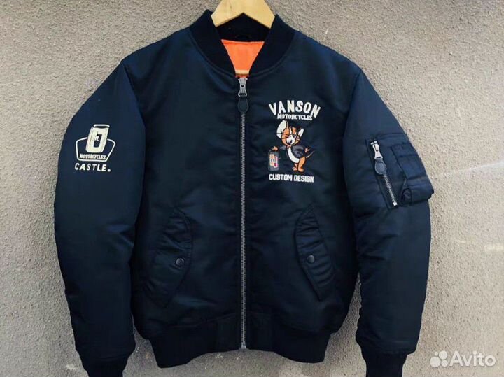Бомбер Vanson Motorcycle