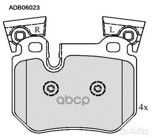 Колодки торм. BMW BMW ADB06023 allied nippon