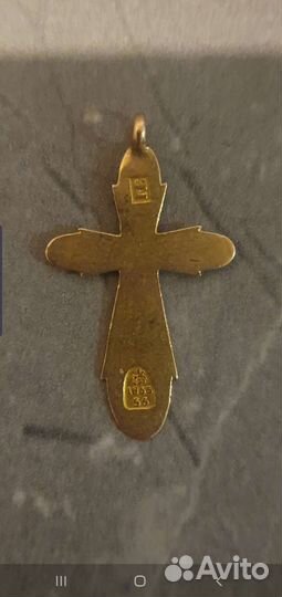 Золотой крестик