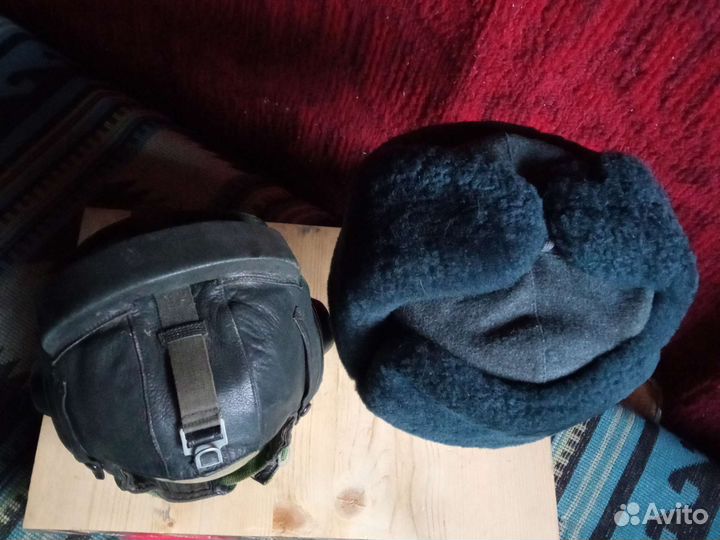 Шапка-ушанка,58р.и шлемофон