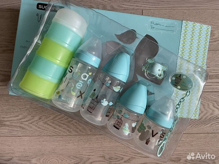 Новый набор бутылочек для новорожденных