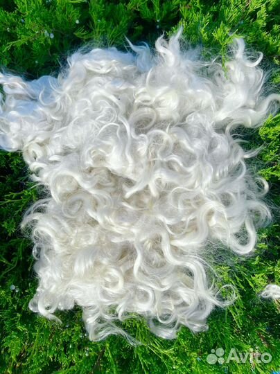 Белый козий пух Козьи волокна