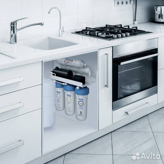 Фильтр осмоса барьер профи Осмо100 Boost с насосом