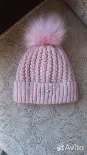 Шапка женская вязаная зима