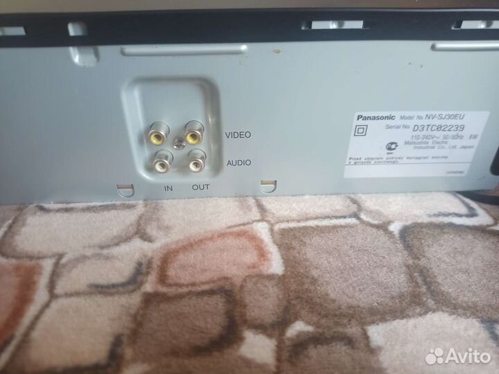 Видеомагнитофон panasonic