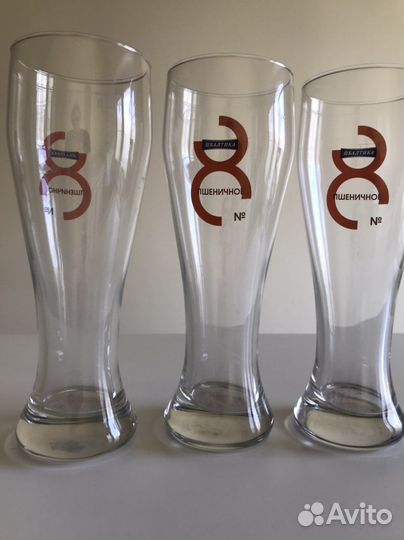 Пивные бокалы балтика 7 и 8 0.5