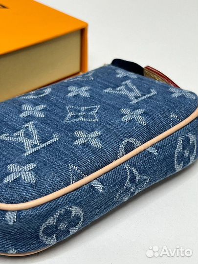 Клатч Louis Vuitton mini pochette denim