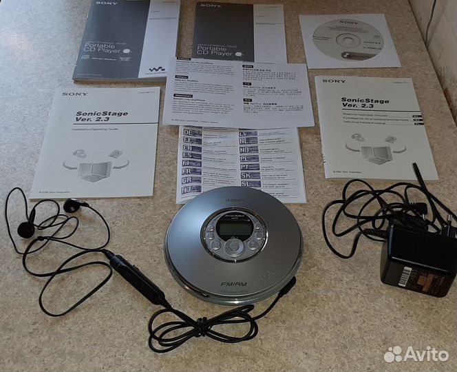 Сd плеер Sony D-NF421 в полной комплектации