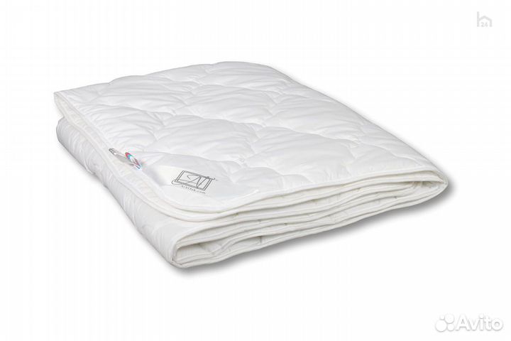 Одеяло всесезонное полутораспальное стеганное Эвка