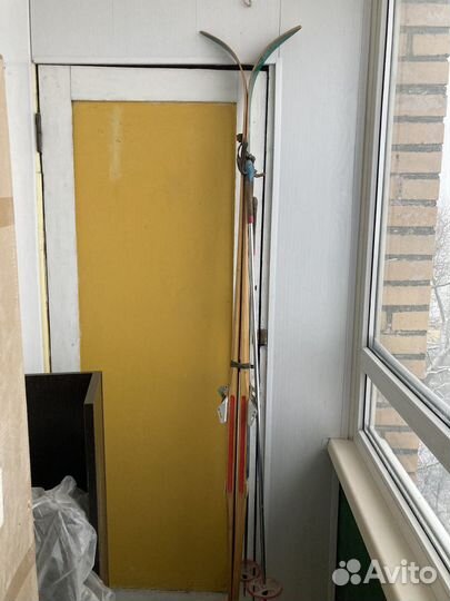 Лыжи беговые деревянные СССР