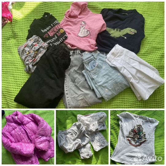 Детские вещи пакетом на девочку 146-152