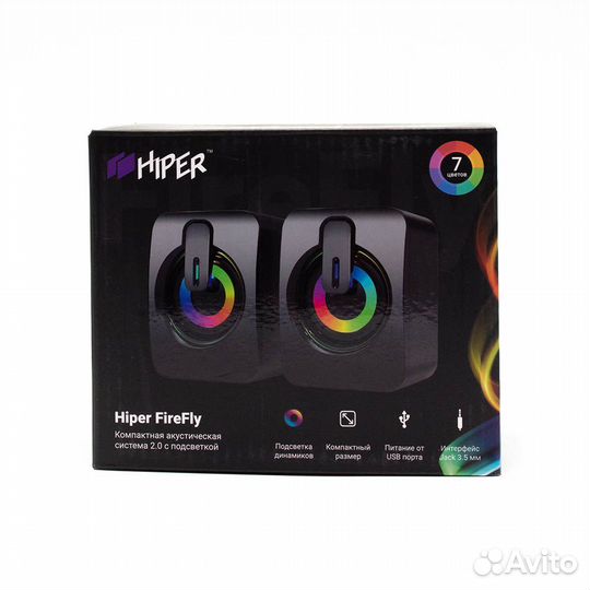 Активная акустическая система 2.0 hiper FireFly