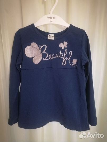 Лонгсливы, футболки 110-116