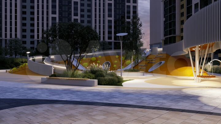 2-к. квартира, 65,1 м², 4/17 эт.