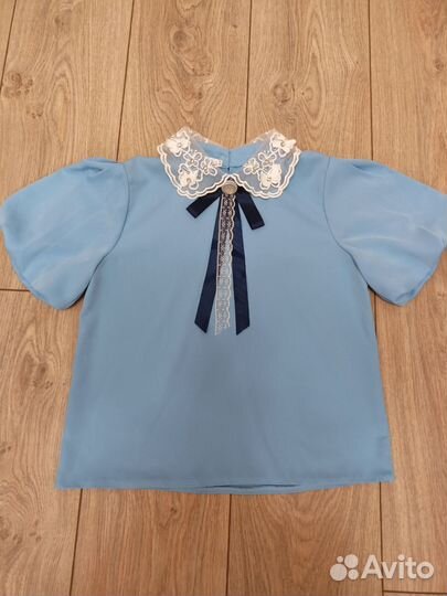 Блузка школьная для девочки размер 40