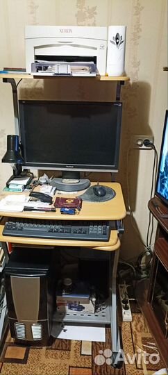 Компьютер с принтером