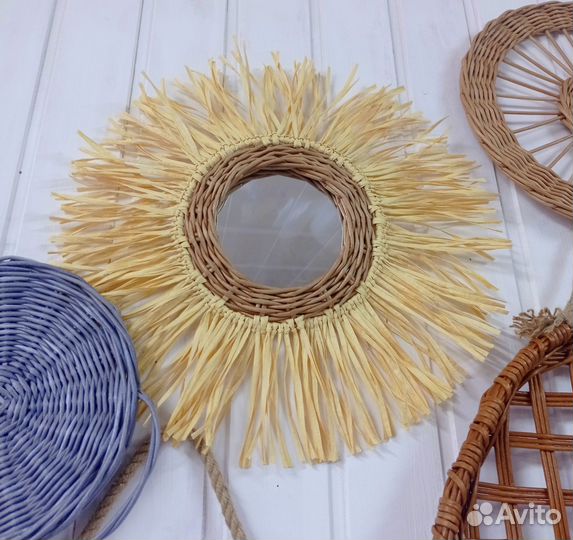 Набор плетеных панно