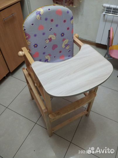 Стол и стул трансформер для кормления