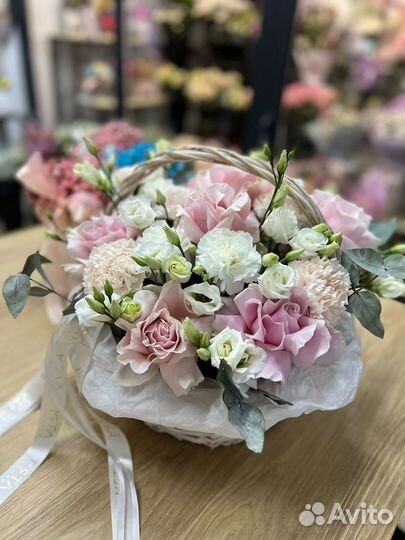 Живые цветы букеты