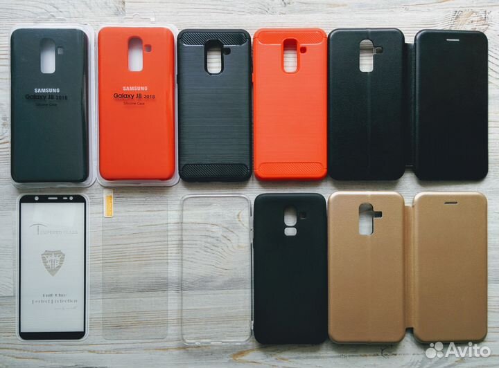 На samsung J8 2018 стекло чехол поклейка