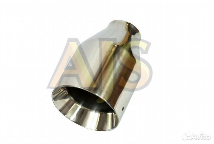 Насадка на глушитель 53*100*145 (хром)