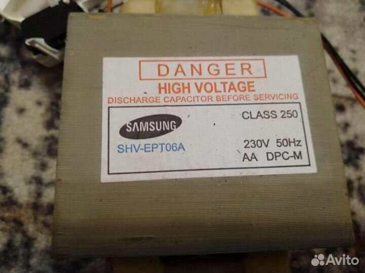 Запчасти для микроволновки samsung