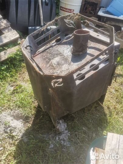 Печь буржуйка для бани