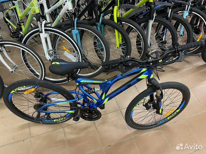 Подростковый двухподвес stels 24 mustang md