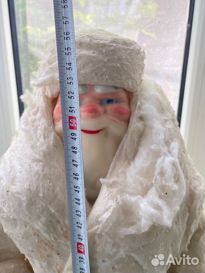 Дед мороз ватный, 56 см, времен СССР