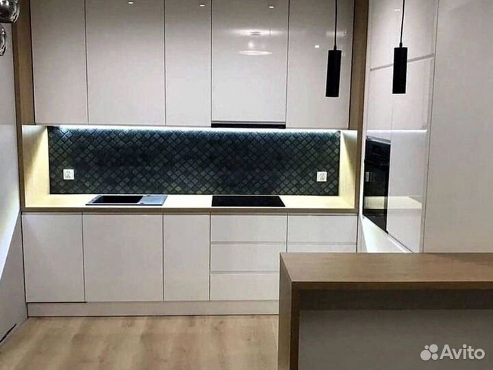 Кухонный гарнитур с островом