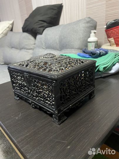 Шкатулка каслинское литье