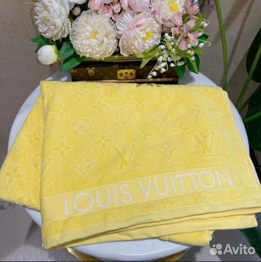 Полотенце Louis Vuitton желтое